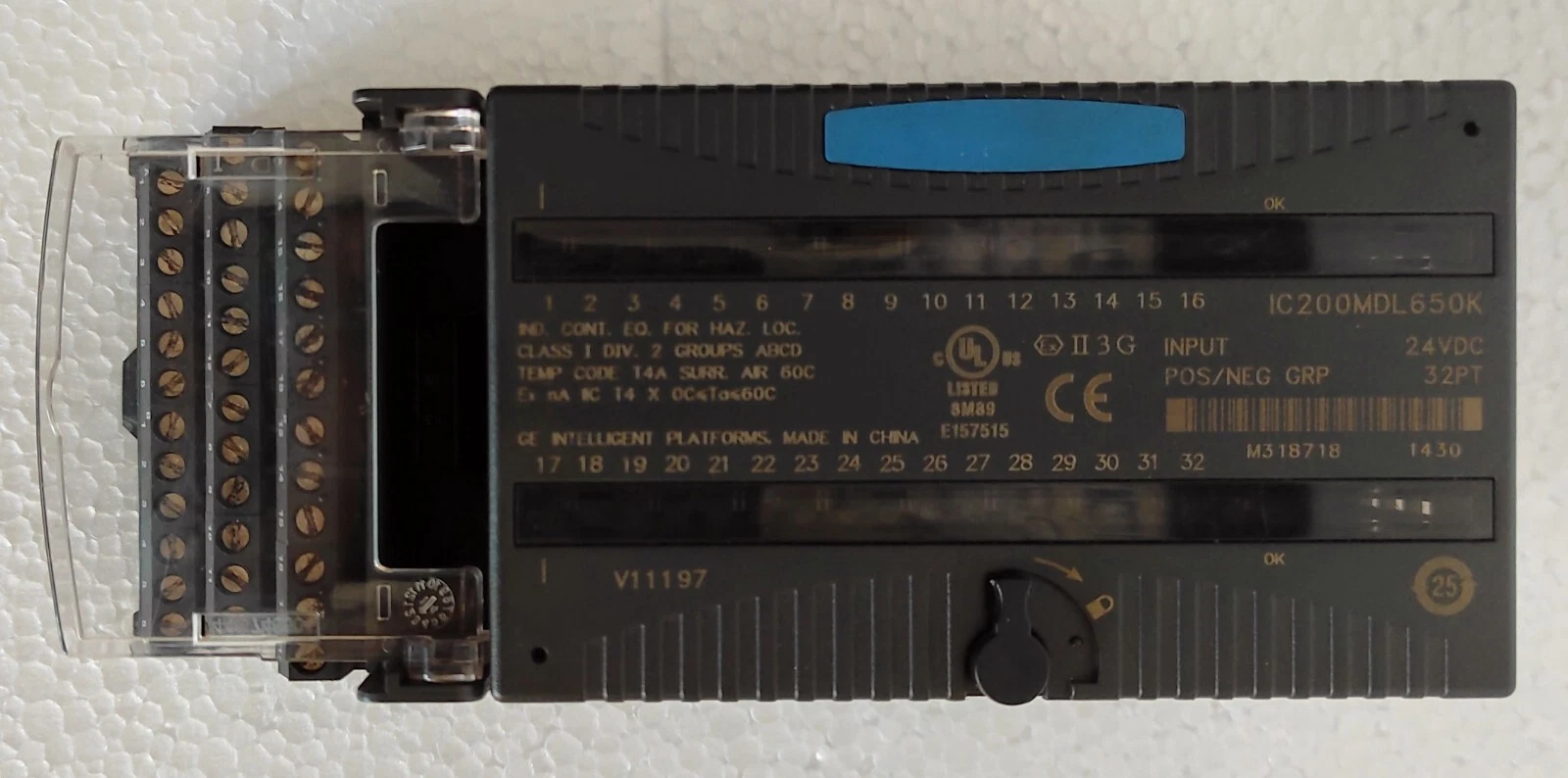 GE FANUC IC200MDL650K 32 Points Input Module